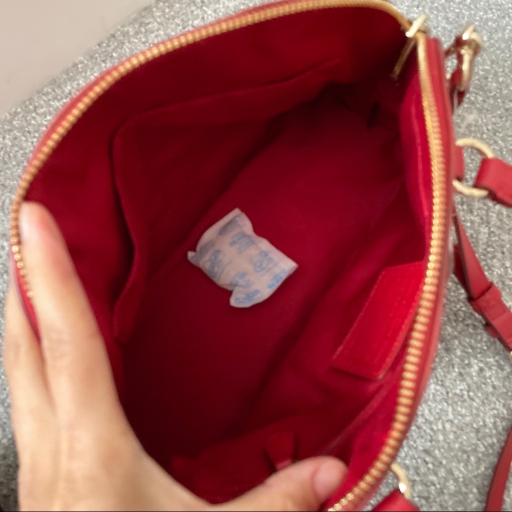 Authentic Coach BORDER STUD CORA DOMED limited design satchel bag NWT - Picture 3 of 12